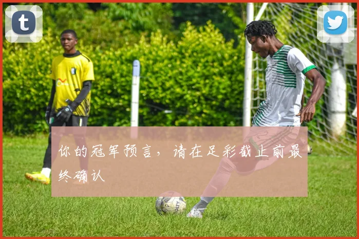 你的冠军预言，请在足彩截止前最终确认