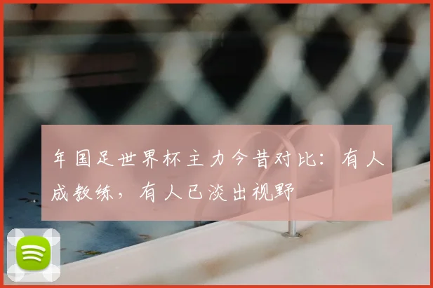年国足世界杯主力今昔对比:有人成教练,有人已淡出视野
